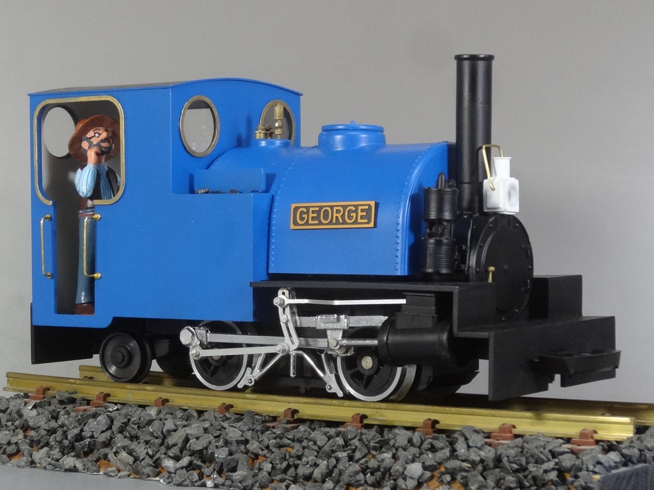 Picture of saddle tank locomotive "George Lizzy", housing construction kit