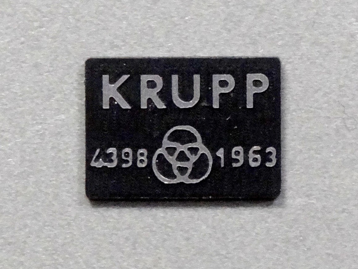 Bild von Lokschild Krupp 4398