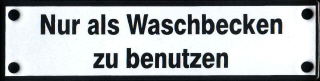 Bild von Nur als Waschbecken benutzen