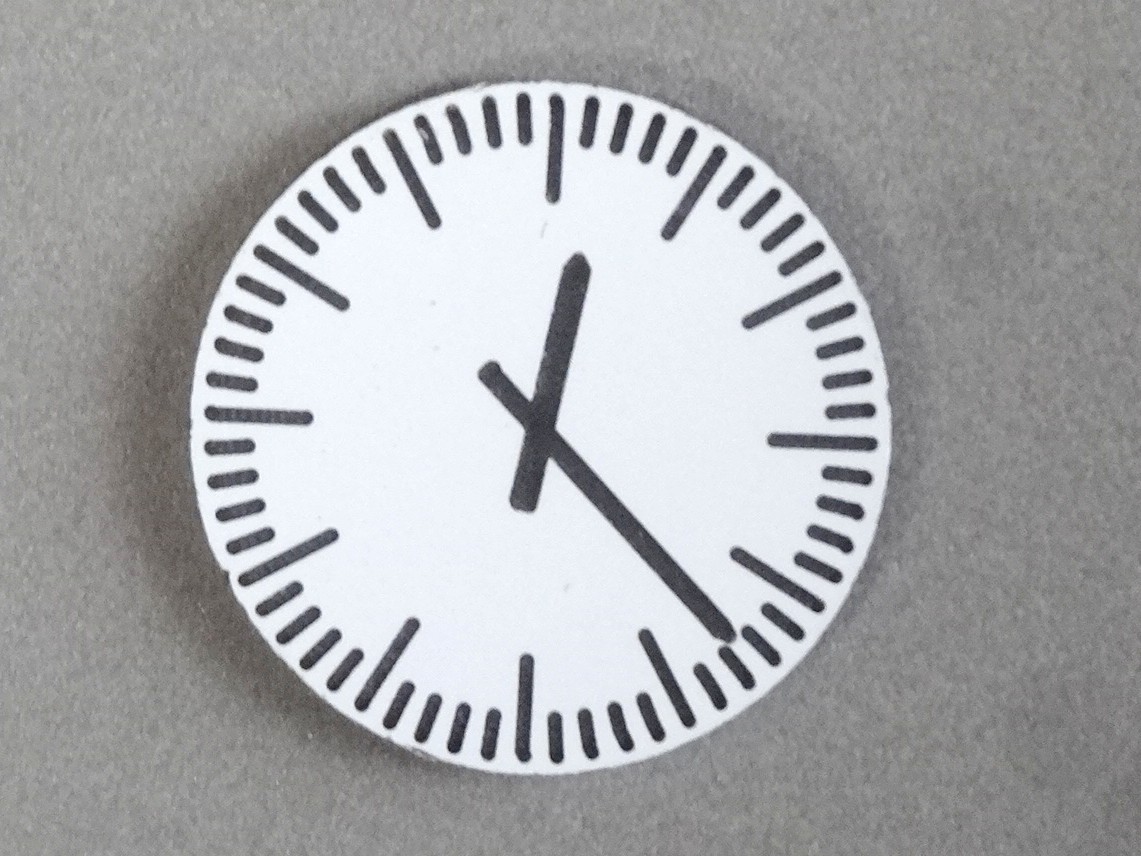 Picture of station clock