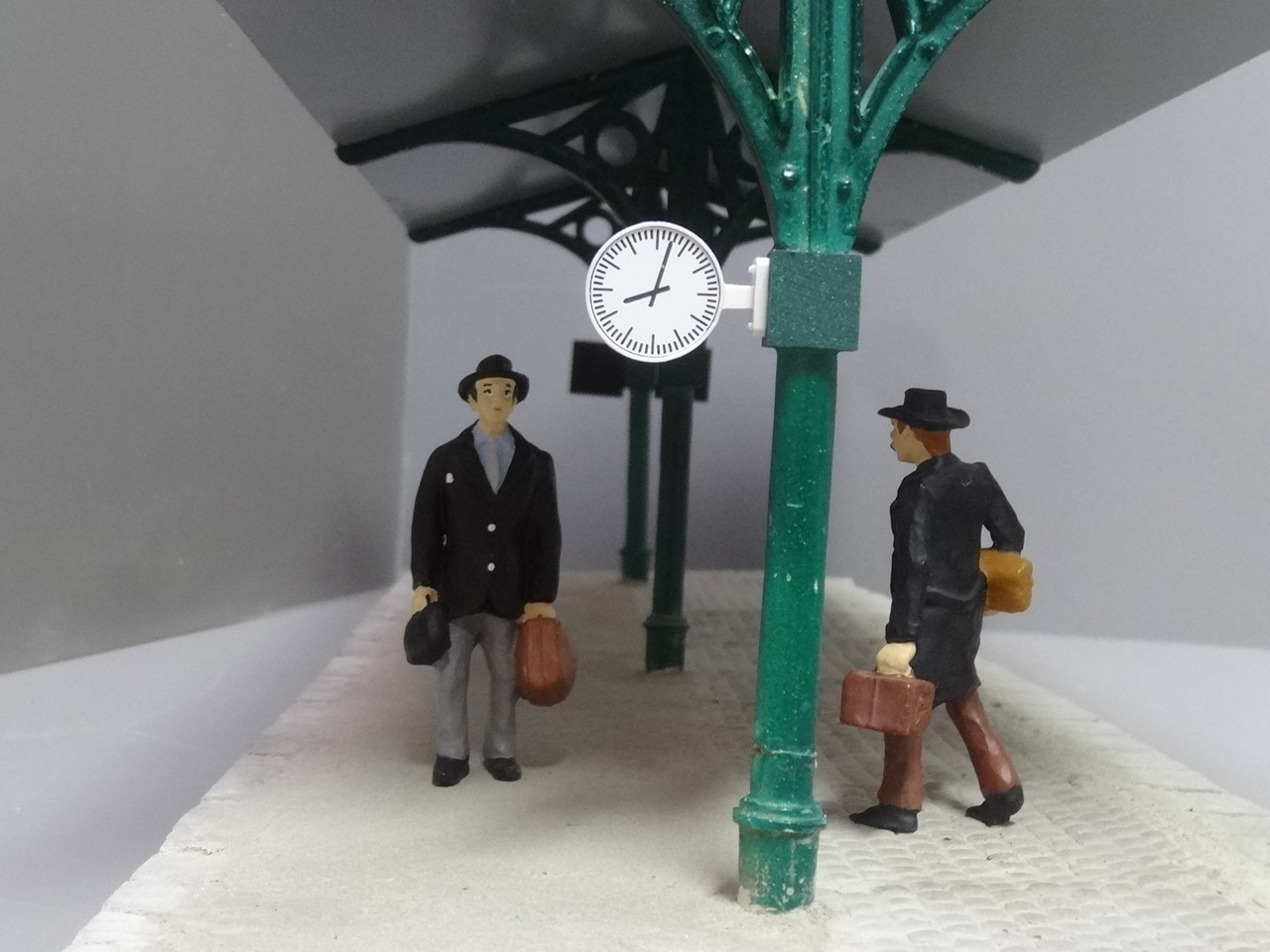 Picture of station clock