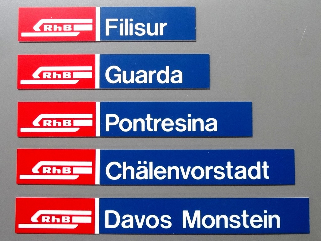 Picture of RHB-railway station plates