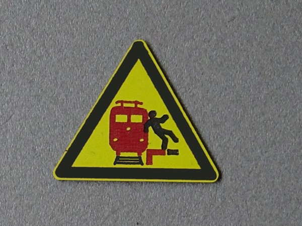 Picture of Caution at the edge of the platform