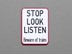 Picture of Stop look listen