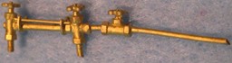 Picture of Water glass gauge and drain, brass