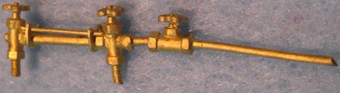 Picture of Water glass gauge and drain, brass