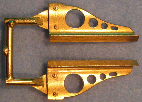 Picture of Headlight brackets, brass