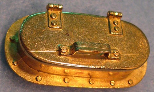 Picture of Tender water hatch, brass small, oval
