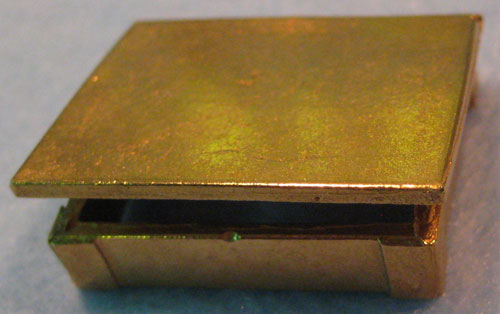 Picture of Cab roof vent, brass raised lid