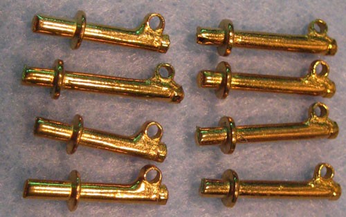 Picture of Handrails, bracket type, brass for larger engines