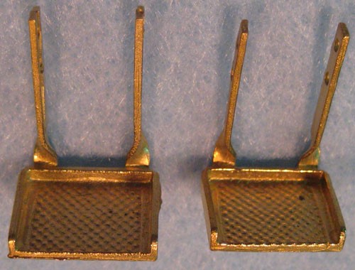 Picture of Pilot and tender step, brass double strap/twist