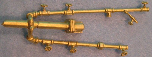 Picture of Shay dry pipe and injector pipes