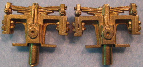 Picture of 2 inch gauge pilot truck side frames, brass