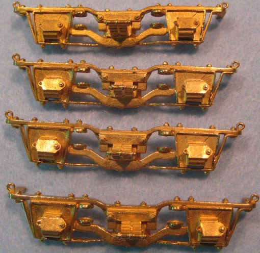Picture of Passenger car side frames, brass