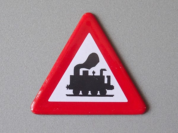 Picture of Traffic sign with steam engine, scale 1:22,5