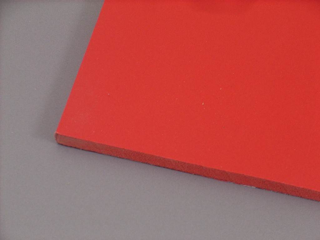 PVC Hartschaumplatte 300x200x5mm rot2.Wahl 