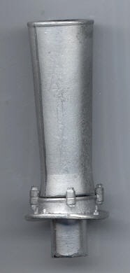 Picture of Baldwin, double taper , hollow, flanged smoke stack
