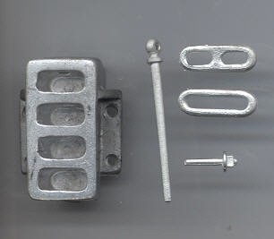 Picture of Loco link/pin coupler with pins, 4 pockets