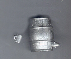 Picture of Water barrel with spigot and a cup