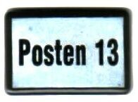 Picture of Plate Posten 13