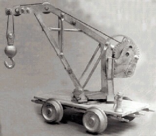 Picture of Shop work crane on car